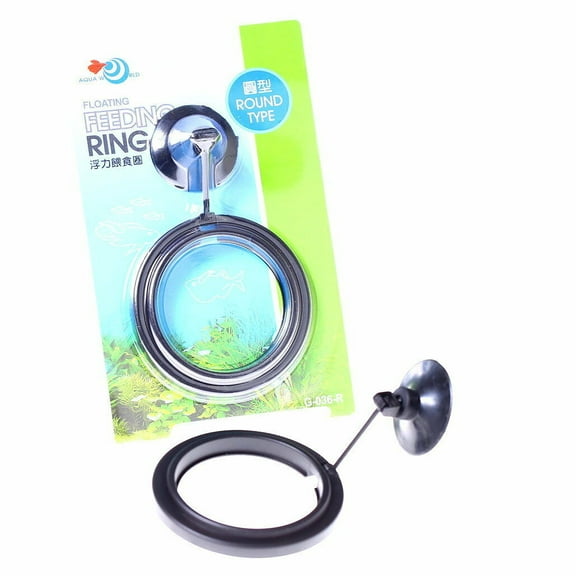 Fish Feeding ROUND Aquarium Fish Tank Ring Feeder Floating Food Circle 7.5cm