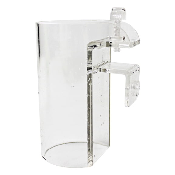 Fish Feeding Ring Aquarium Suspensible Feeder Clear Acrylic Small Bucket