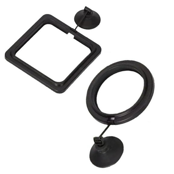 Fish Feeding Rings,2 pcs Feeding Fish Ring Set, Fish Food Feeder , Fish Tank Decor, Aquarium Tank Accessories for Floating Fish Foods, for Betta, Guppy, Goldfish Etc
