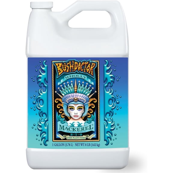 Fish Fertilizer Foxfarm Bushdoctor Wholly Mackerel 3-1-0 1 Gal