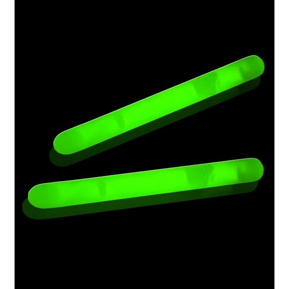 Fish-Field Green Glow Sticks - Medium