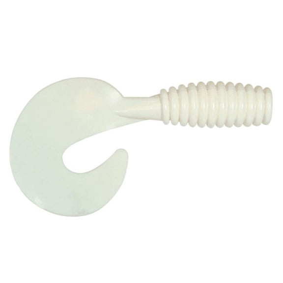 Fish-Field Saltwater Grub White 2pack