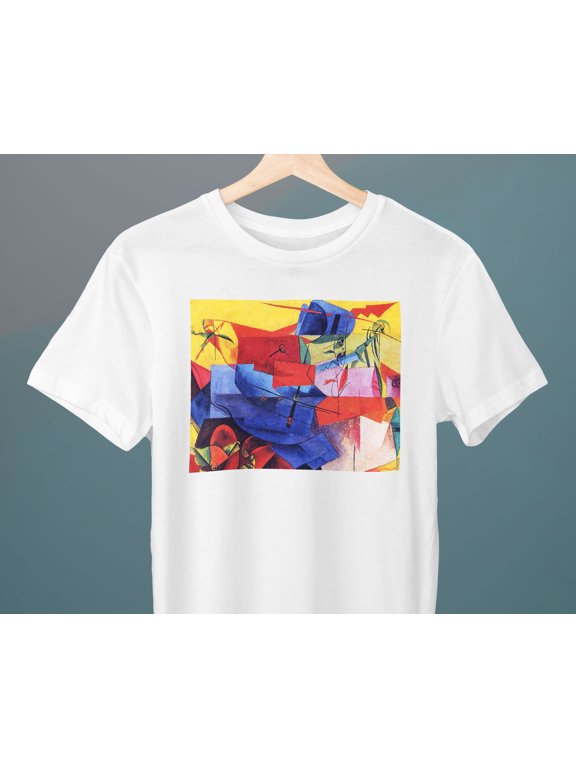 Fish Fight, Max Ernst, Unisex T-Shirt, Art T-Shirt, Surrealism, Gift for Her, Gift for Him, Art Lover Gift