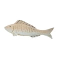 thumbnail image 1 of Fish Figurine Statue Sculpture with Artistic Wooden Material for Bookshelf Tabletop Beachhouse Decor, 1 of 9
