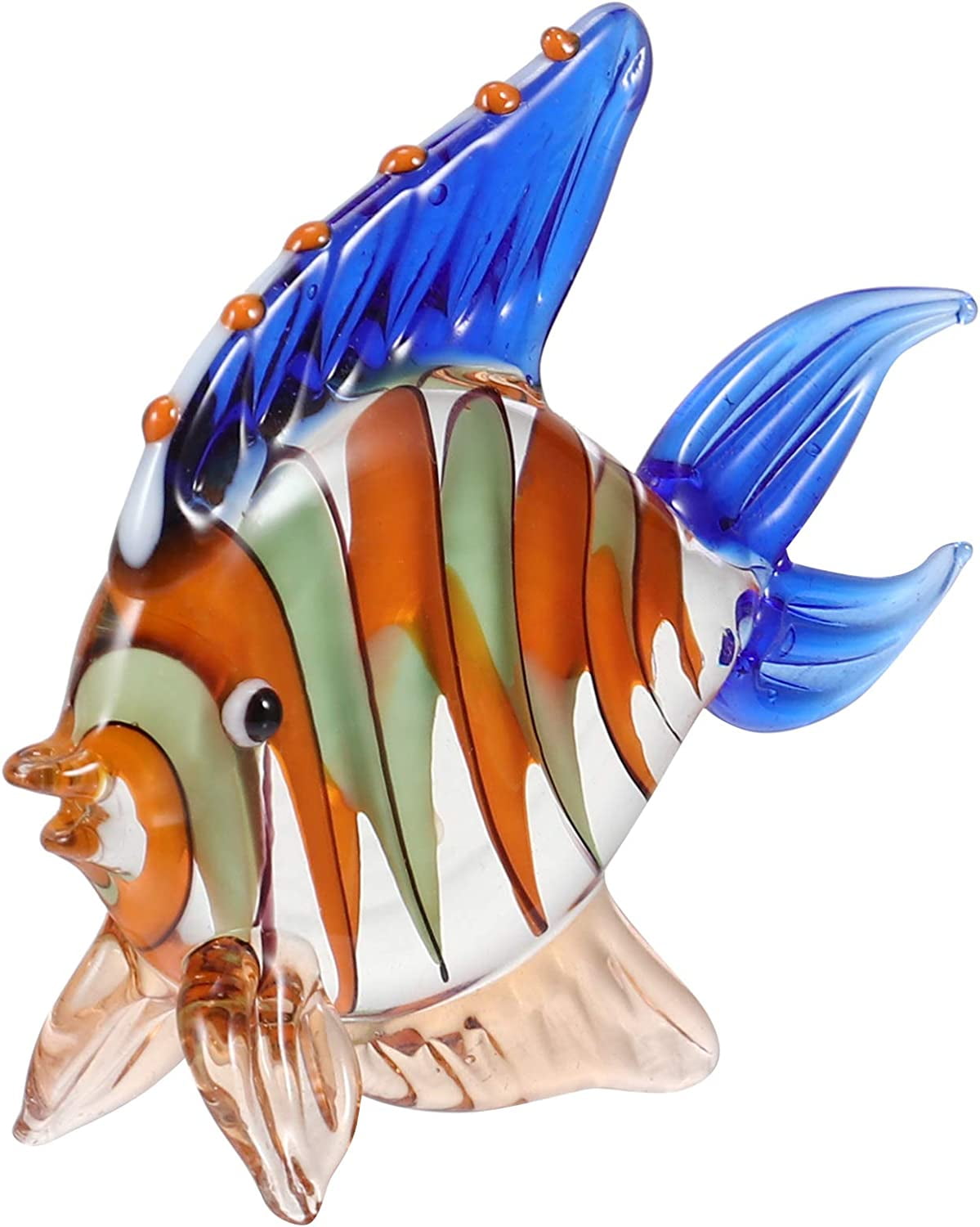 Fish Figurines Glass Sculpture Blown Glass Stained Glass Handicraft