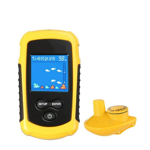 Fish Finder Color Screen Sonar Wireless Visual High-definition Underwater Fish Finder ,Cool Gifts for Fishing