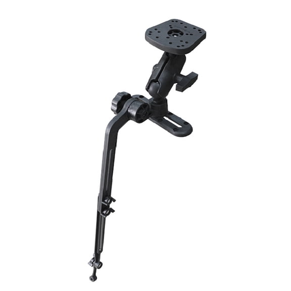 Fish Finder Mount Base Adapter | Kayak Transducer Mounting Arm with Gear-Head Fits All Post Mounts