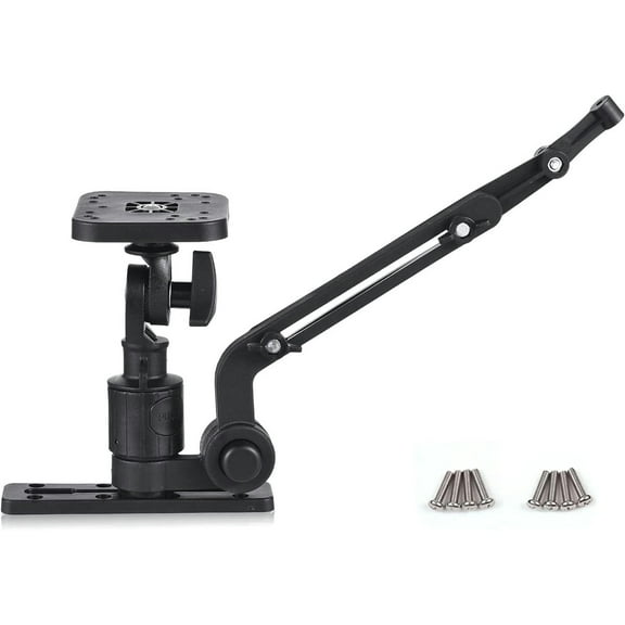 Fish Finder Mounting Plate Boat Transducer Mounting Arm Fish Finder Mount Base Adapter