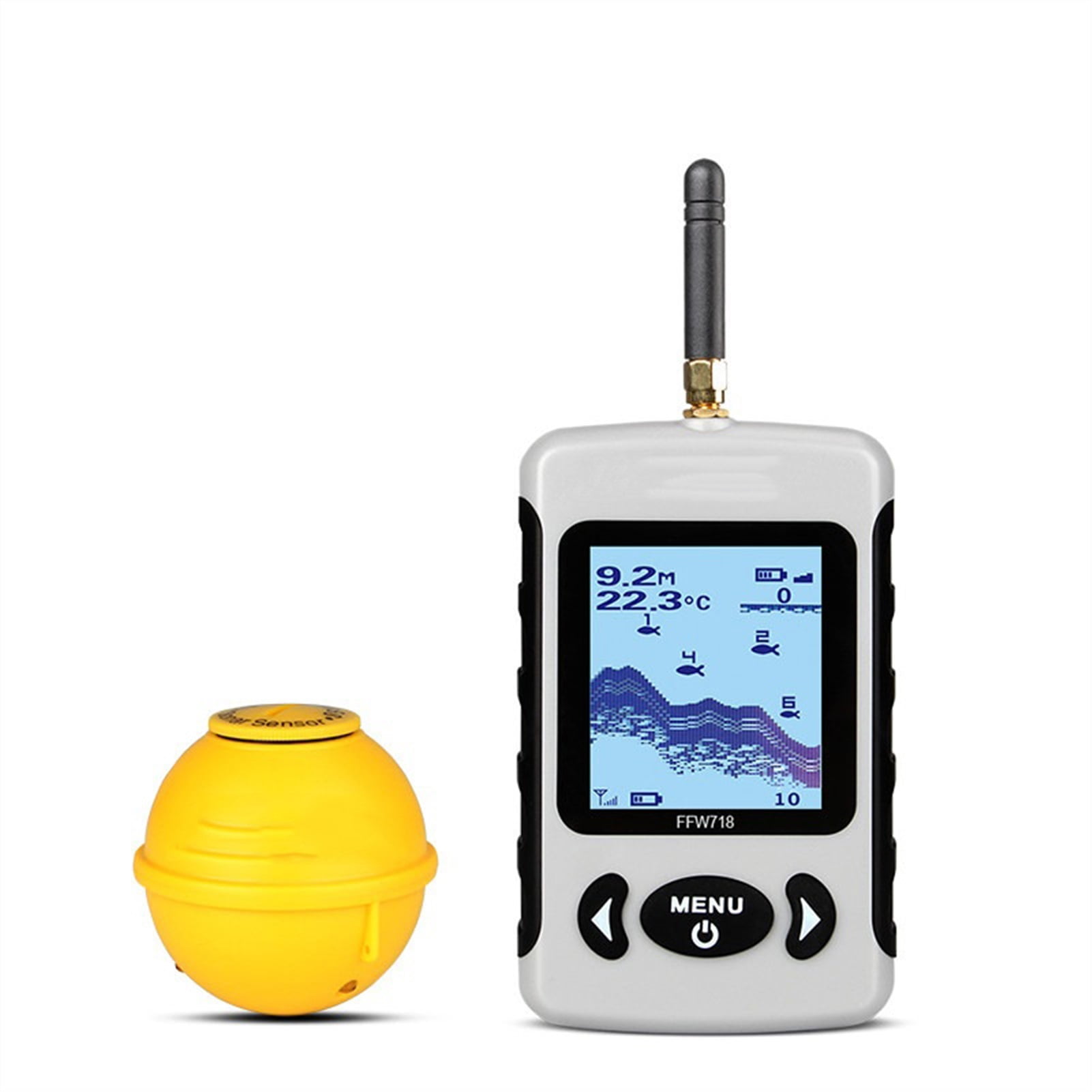 Fish Finder Sonar Fish Finder Visual High-definition Dot Matrix Wireless Detector ,Cool Gifts for Fishing