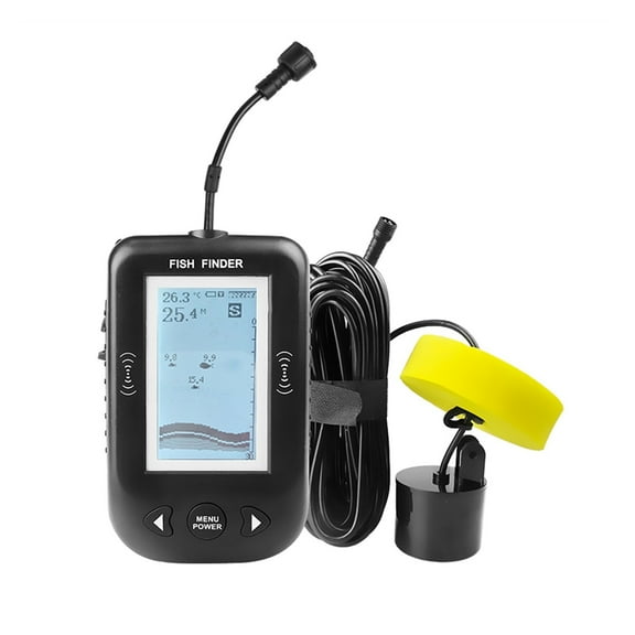 Fish Finder Sonar Sounder Alarm Transducer Fishfinder 0.6-100m Fishing Echo Sounder ,Easy to Use