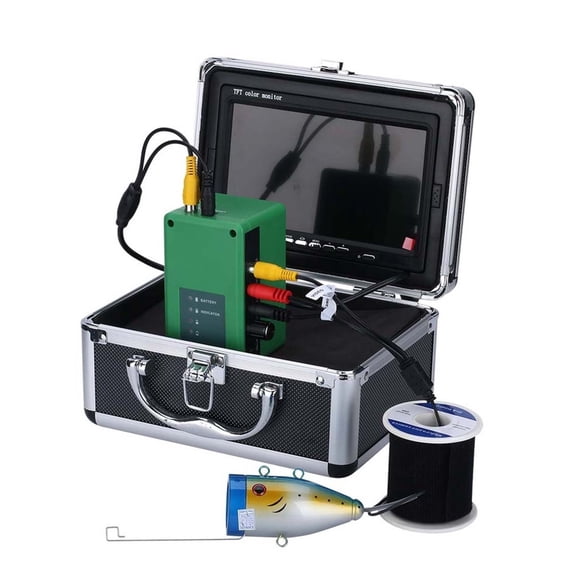 Fish Finder Underwater Fishing Camera 7 Inch 1000TVL Waterproof Video Underwater Camera 30 PCS Lamps ICE Fishing Waterproof Underwater Fish Finder