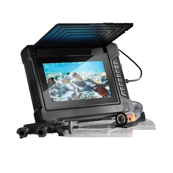 Fish Finder Underwater Fishing Camera 7" Inch 1200TVL 6pcs White LEDs+ Infrared Lamp ,High Accuracy Identification