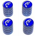thumbnail image 1 of Fish Fishing Jumping Bass Tire Rim Wheel Aluminum Valve Stem Caps, Multiple Colors, 1 of 1