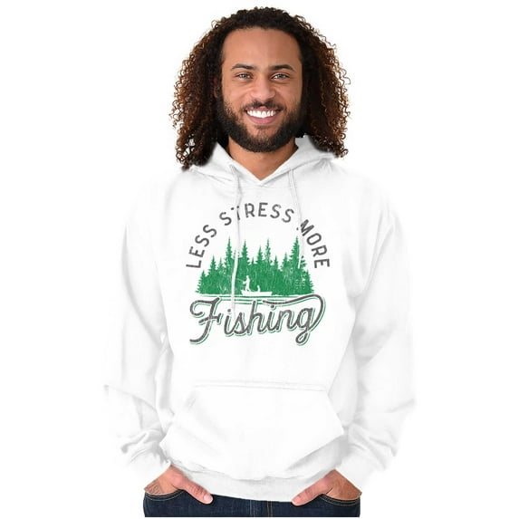 Fish Fishing Life Outdoors Enthusiast Hoodie Sweatshirt Women Men Brisco Brands X