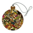 thumbnail image 1 of Fish Fishing Lure Rainbow Fly Stream Lake Pond Wood Christmas Tree Holiday Ornament, 1 of 7