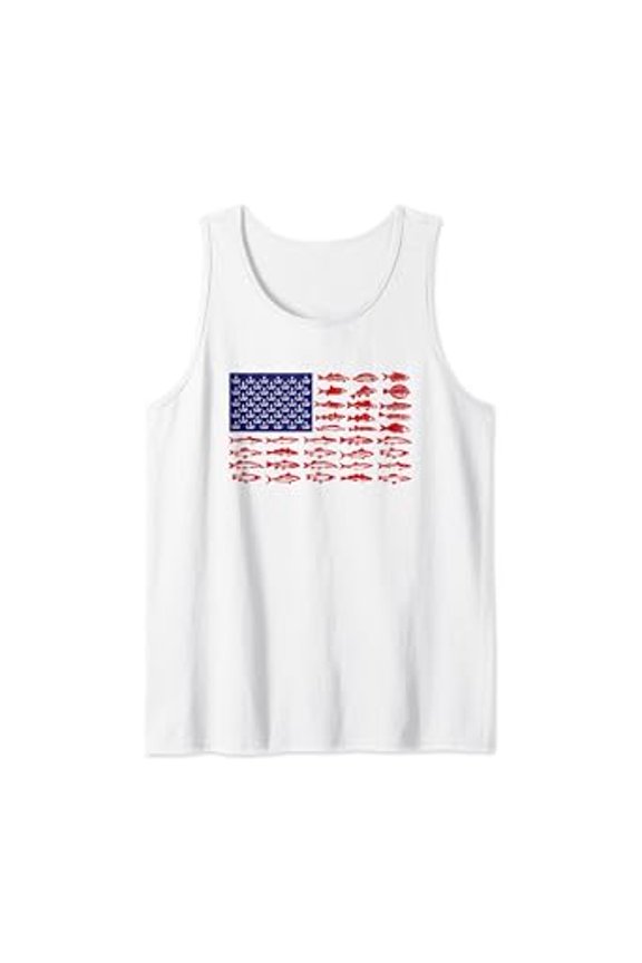 Fish Fishing Tank Top Size S-3XL