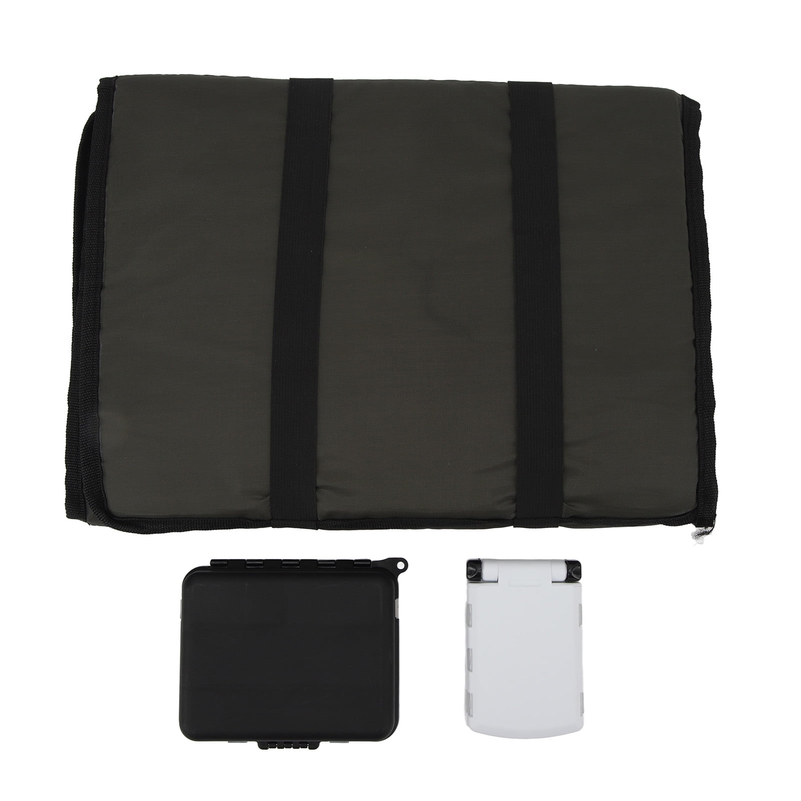 Fish Folding Unhooking Mat with 2 Lure Boxes Sturdy Sponge Fishing