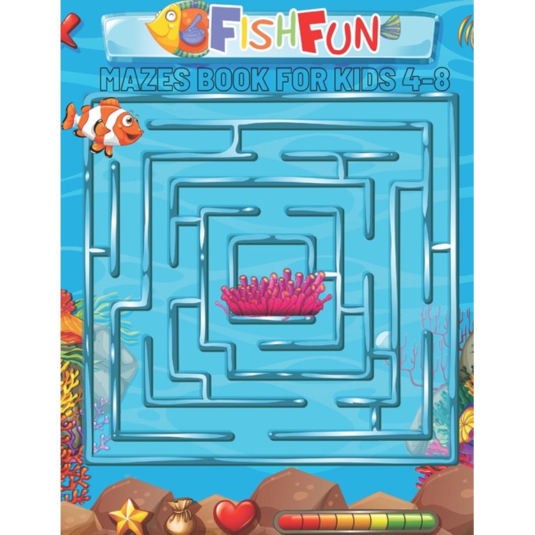 100+ Mazes For Kids Age 4-8 | A Collection of Fun and Challenging Maze  Activity Book Puzzles For Ages 4,5,6,7,8