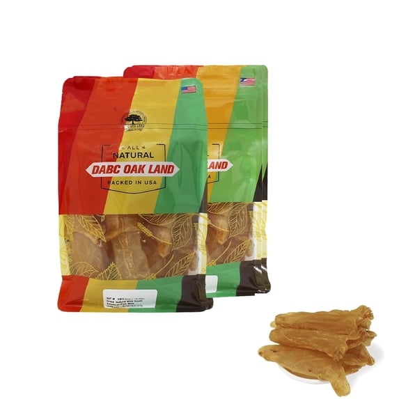 Fish Glue,Rich in Collagen Dried Seafood Fish Maw Roll Natural Sun Dried From South America AAA Large 1lb bag