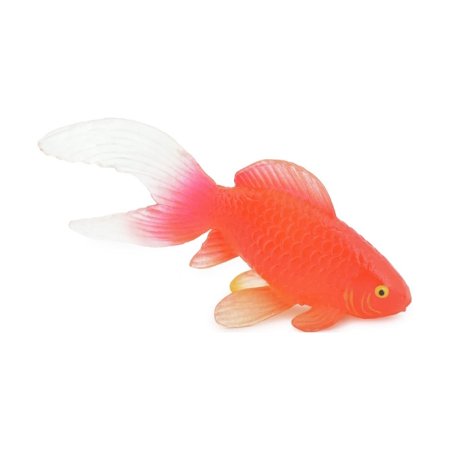 Fish, Goldfish, Common, Museum Quality, Hand Painted, Rubber, Realistic Figure, Model, Replica, Toy, Kids, Educational, Gift, 4" CH703 BB174