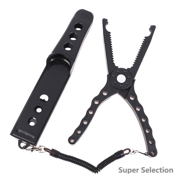 Fish Gripper Pliers With Lanyard, Non-Slip Fishing Lip Grip Tool And Hook Remover For Bass, Catfish, Safe Catch And Release, Lightweight Plastic