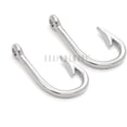 thumbnail image 1 of CRAFTME STUDIO Fish Hook Charm Pendants for Necklace, Bracelet and Key Chain Jewelry Making, 10 PCS (Small Silver), 1 of 6