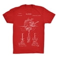 thumbnail image 1 of Fish Hook Patent Patent Patent 100% Cotton Premium T-Shirt, 1 of 1