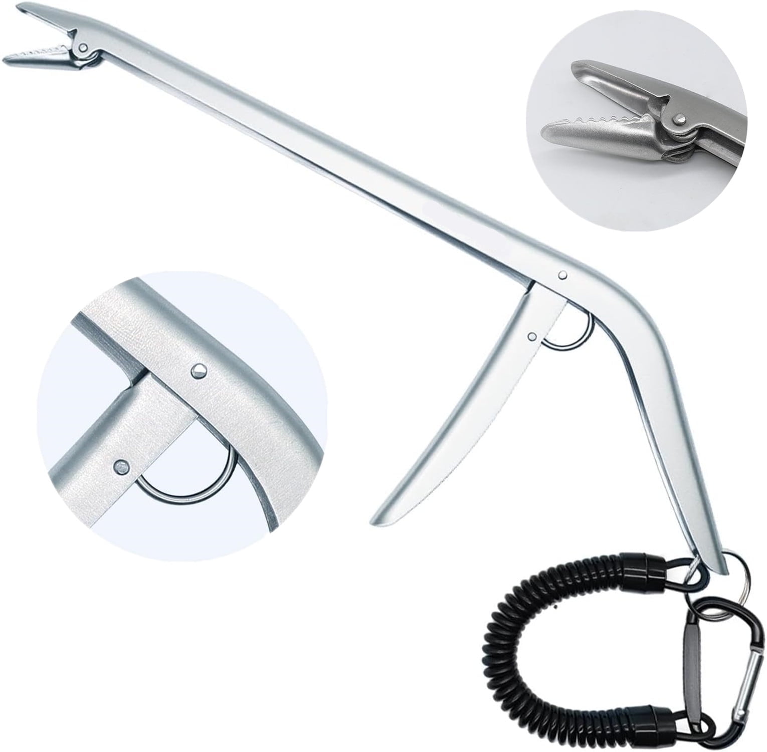 Aluminum Fishhook Quick Release Tool Aluminum Fish Hook Remover Tool  9.5  Inch With Retractable Lanyard For Safe Fishing Safe Hook Removal For  Freshwater Saltwater