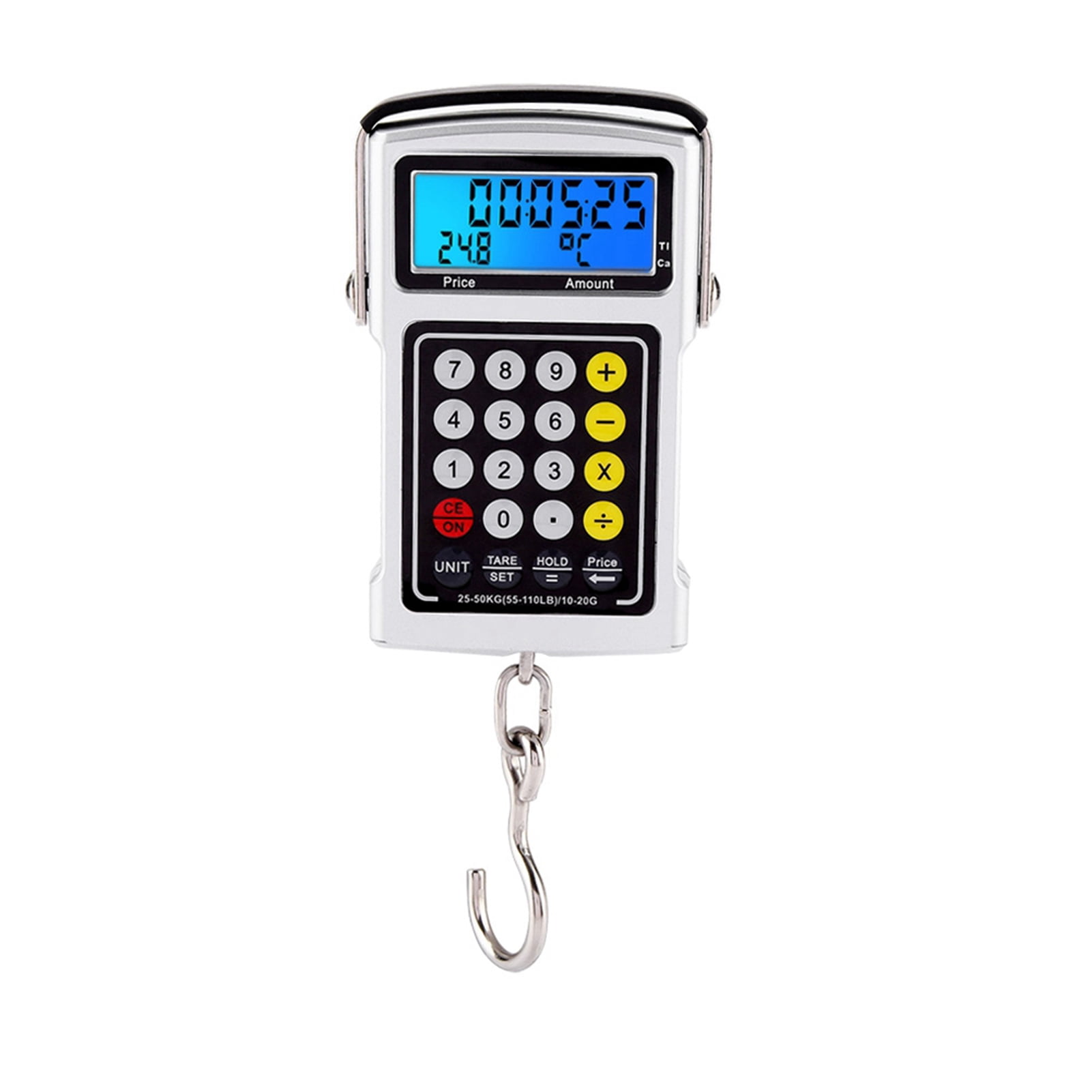 Fish Hook Scale, Electronic Fish Hook Scale, 50Kg Luggage Weighing 7 in