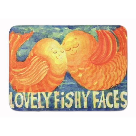 Fish - Kissing Fish Machine Washable Memory Foam Mat