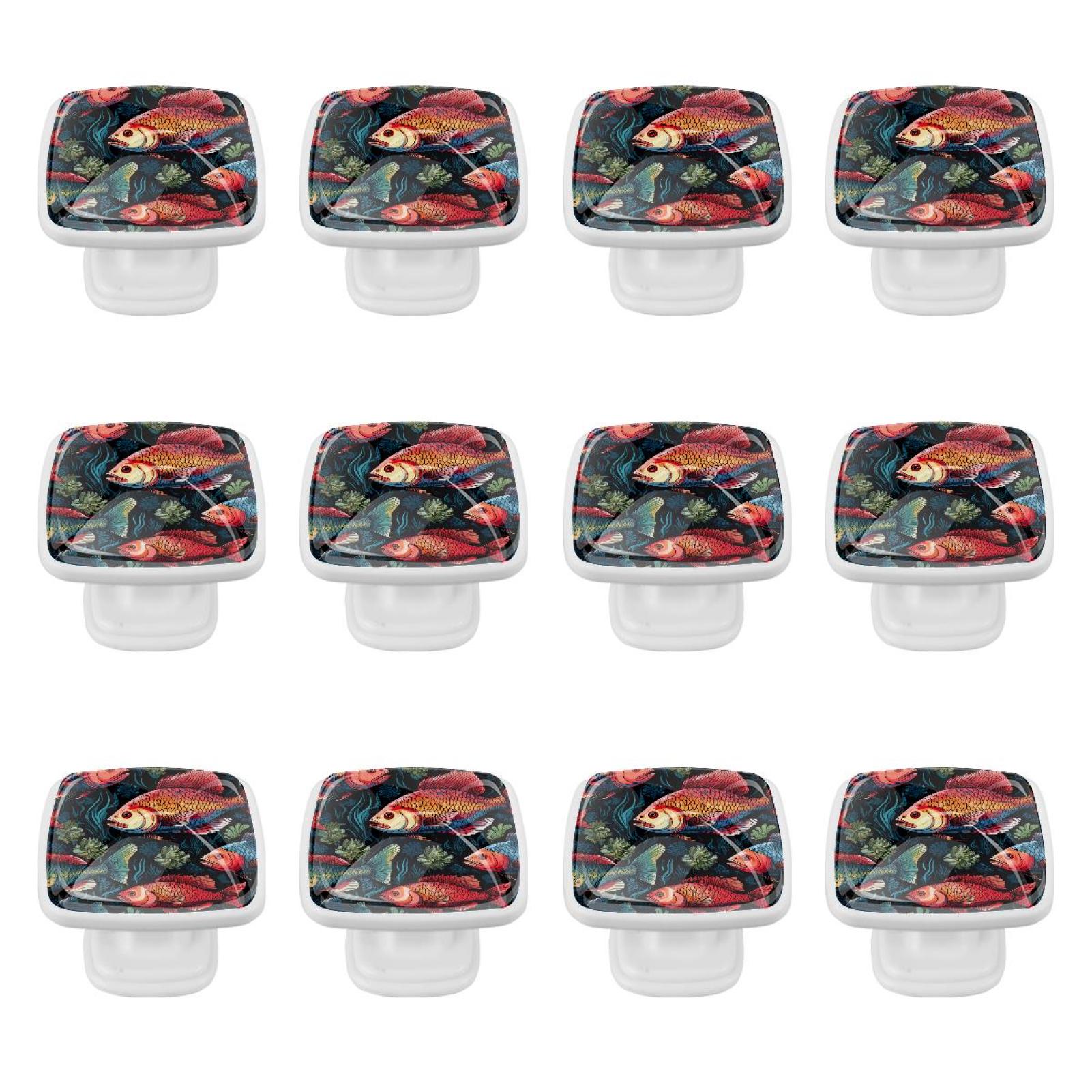 Fish Kitchen Knobs 12 Pack Drawer Knobs Hardware