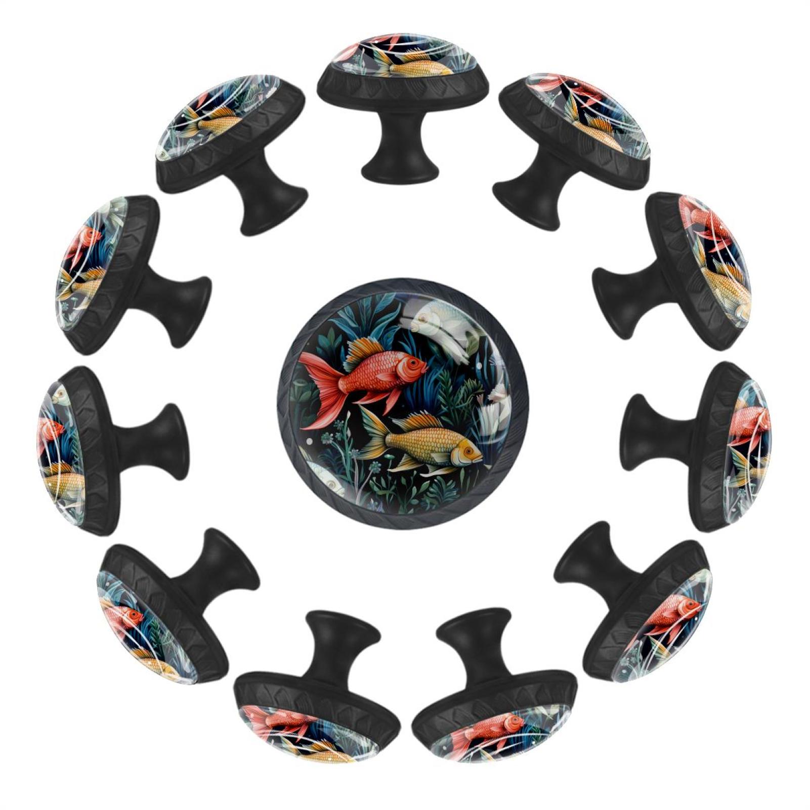 Fish Kitchen Knobs 12 Pack Drawer Knobs Hardware