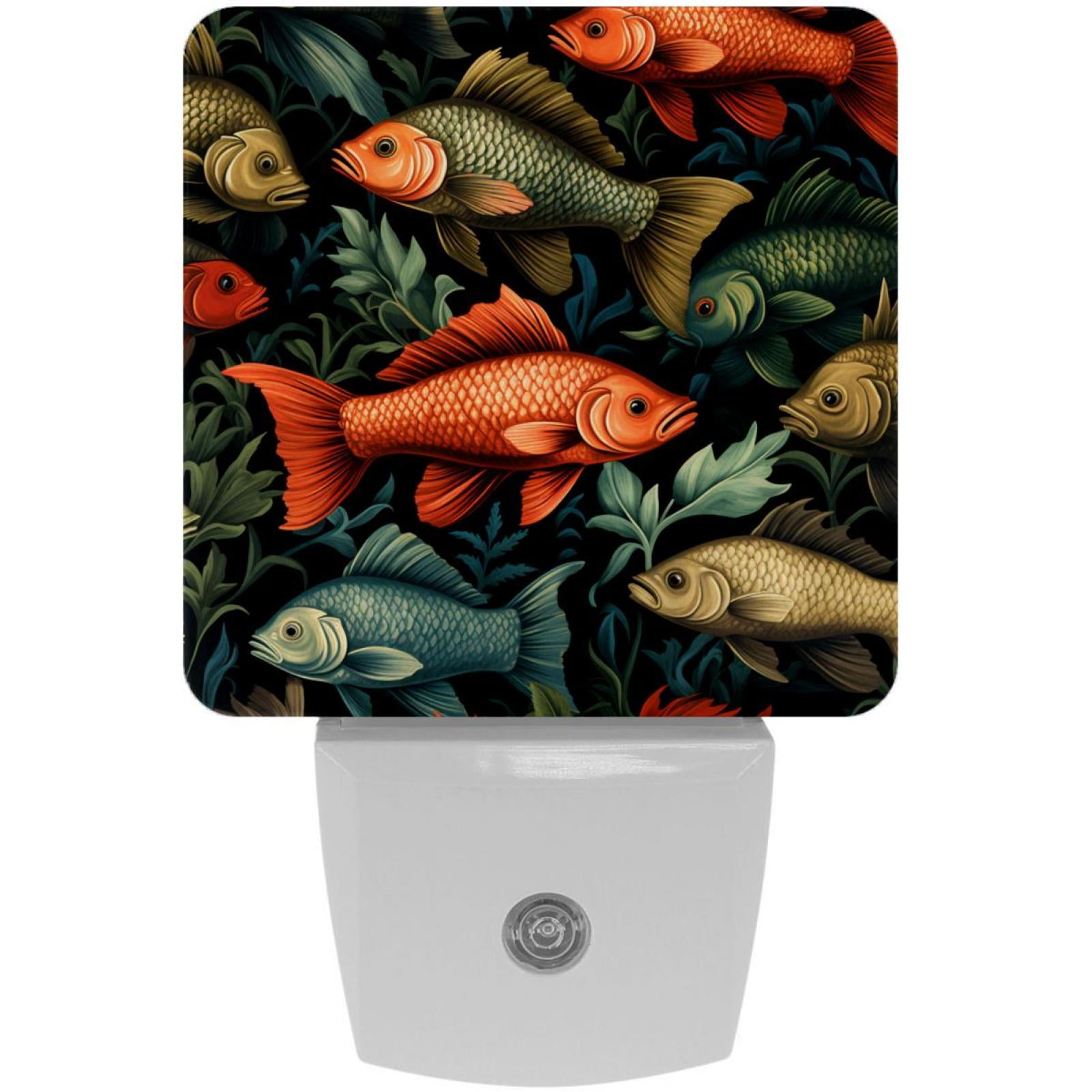 Fish LED Square Night Light - Compact and Energy Efficient Illumination ...