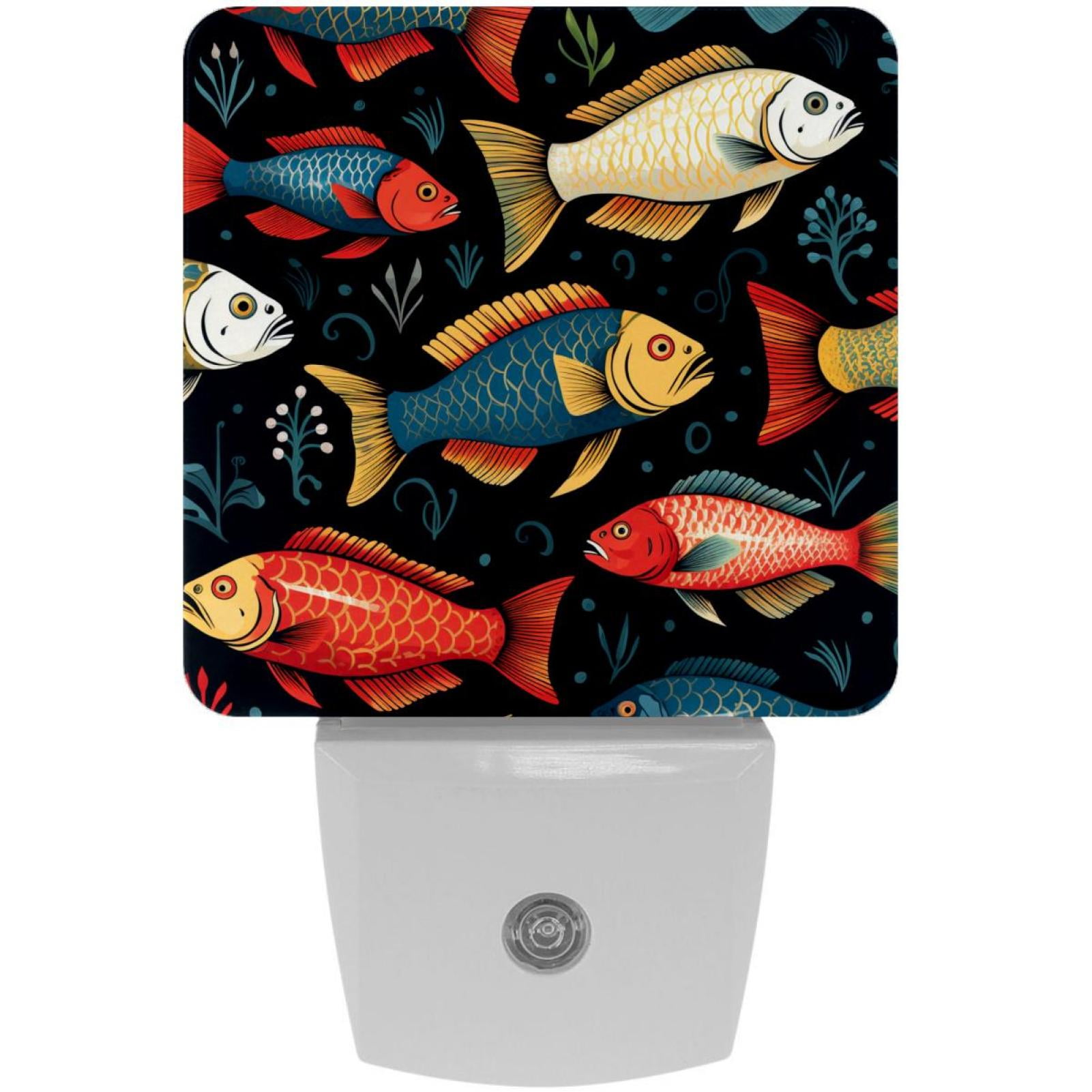 Fish LED Square Night Lights - Compact and Multifunctional Illumination ...