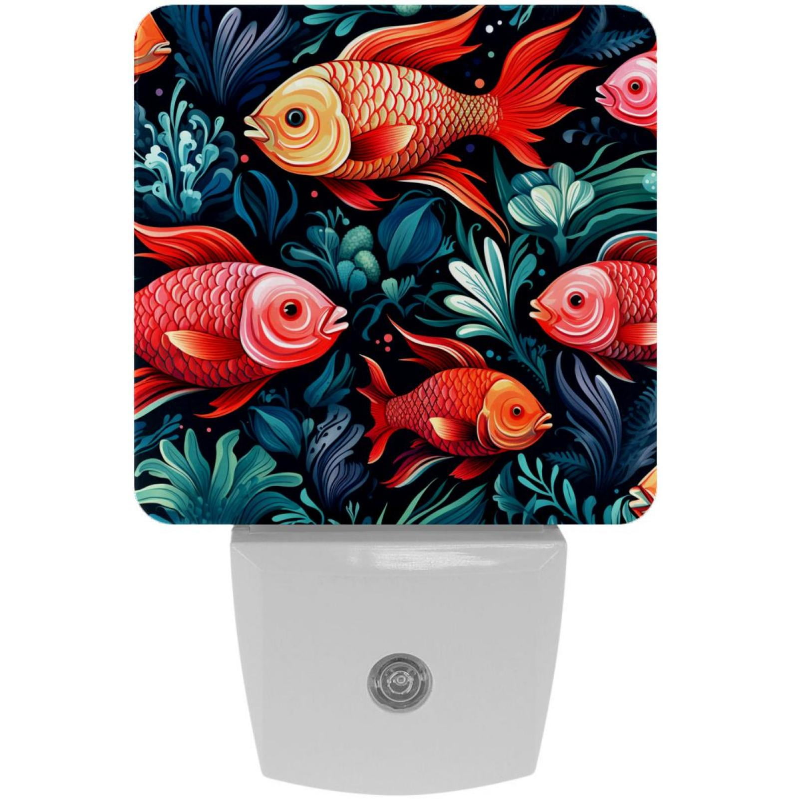 Fish LED Square Night Lights - Elegant and Energy Efficient Lighting ...