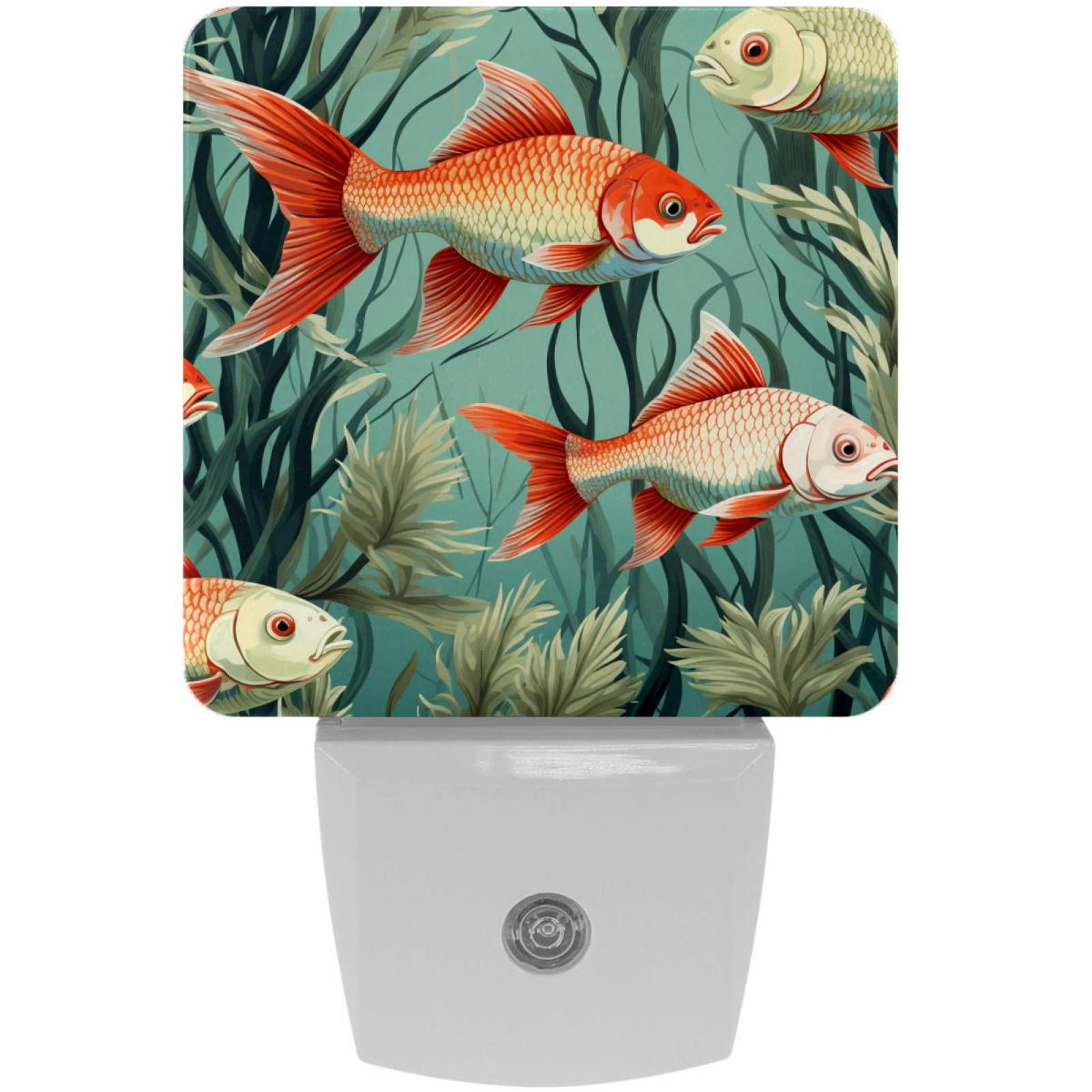 Fish LED Square Night Lights - Energy Efficient and Stylish Bedroom ...