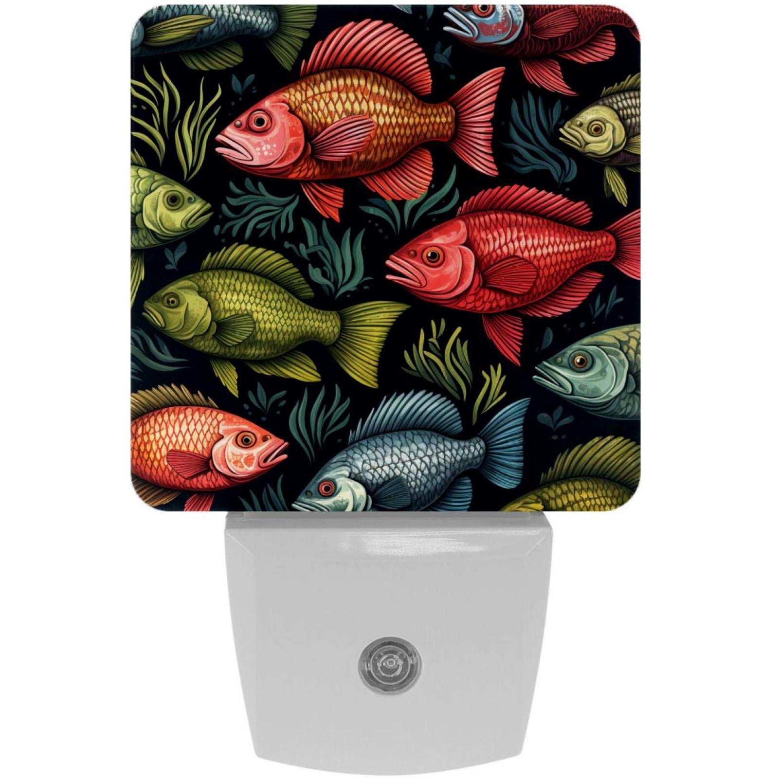 Fish LED Square Night Lights - Energy Efficient and Stylish Room ...