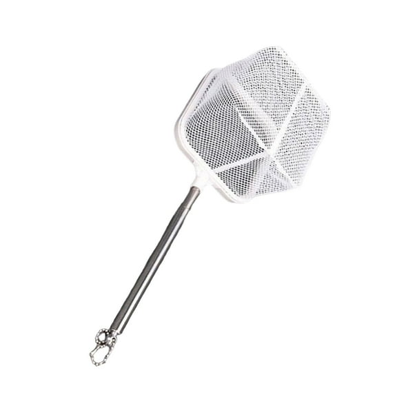 Fish Landing Net with Suction Cup and Sturdy Telescoping Rod Handle Versatile Telescoping Extendable Fish Net