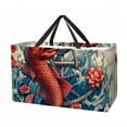 Fish Large Capacity Reusable Foldable Laundry Basket Storage Box