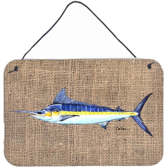 Fish - Marlin Indoor Aluminium Metal Wall Or Door Hanging Prints