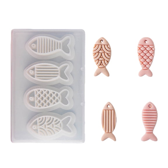 Fish Molds, 4pcs Earring Making and Jewelry Projects