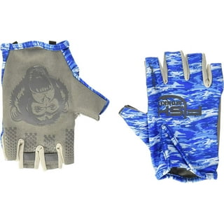Fish Monkey Pro 365 Guide Gloves - Blue Water Camo - XL