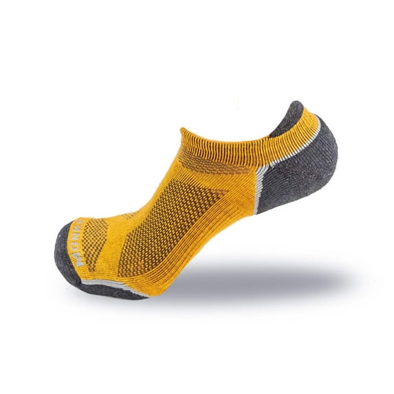 Fish Monkey No Show Guide Series Socks, Tangerine, L