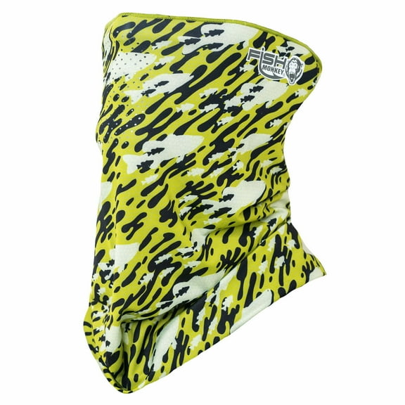 Fish Monkey Performance Face Guard, School'N Bass, One size