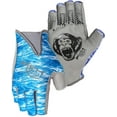 thumbnail image 1 of Fish Monkey Pro 365 Guide Glove, Exposed Fingers, Blue Water Camo, X-Large, 1 of 6
