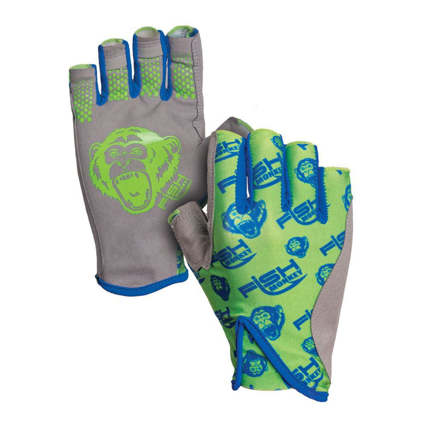 FISH MONKEY Pro 365 Guide Glove, Color: Neon Green, Size: M (FM21