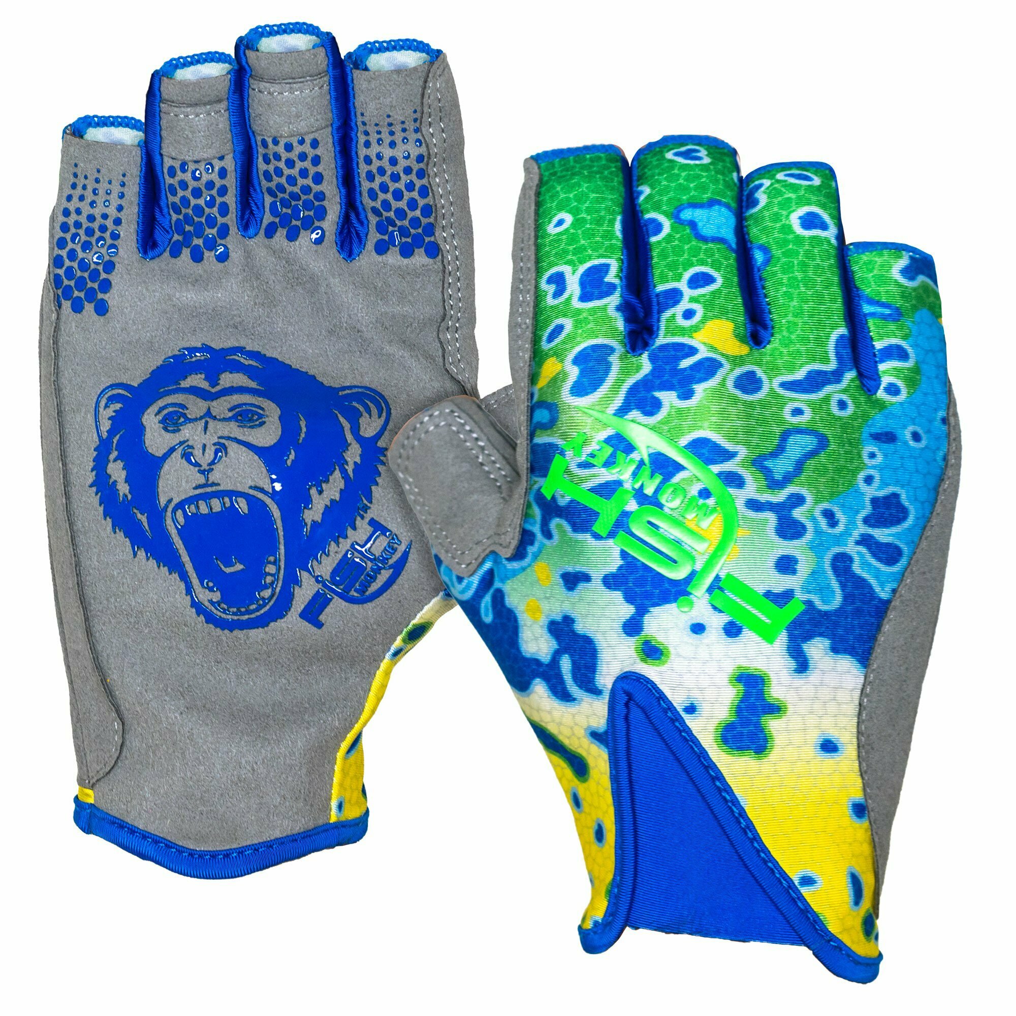 Fish Monkey Pro 365 Guide Glove, Exposed Fingers, Dolphin, XLarge
