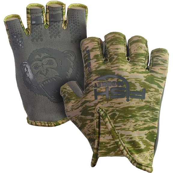 Fish Monkey Stubby Guide Glove, Redfish 2Extra, Large