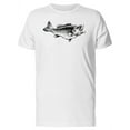 thumbnail image 1 of Fish Mounted On Wall B&W Tee Men's - Men T-Shirt, 2XL, 1 of 2