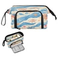 thumbnail image 1 of Fish Mouth Pencil Bag 9.45*3.74*5.9 Inches Pencil Bag Pencil Case Pencil Box Makeup Bag Suitable for Office and Study Cartoon River Starfish, 1 of 7